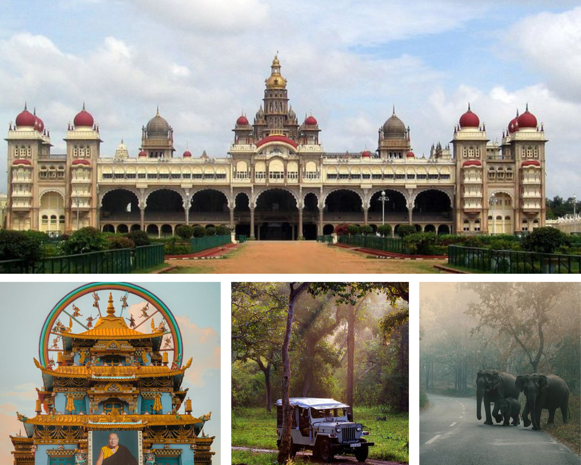 Mysore – Coorg – Wayanad – Ooty Tour Package
